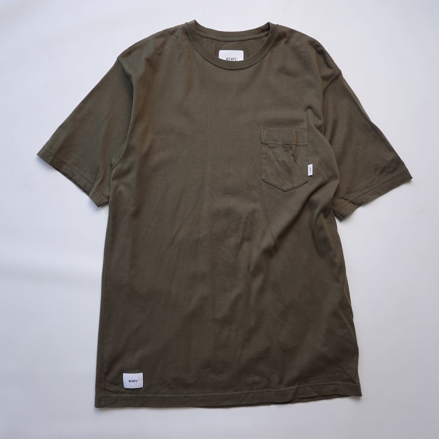WTAPS Pocket Tee Green - Size L