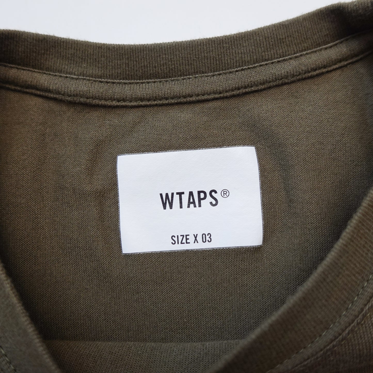 WTAPS Pocket Tee Green - Size L