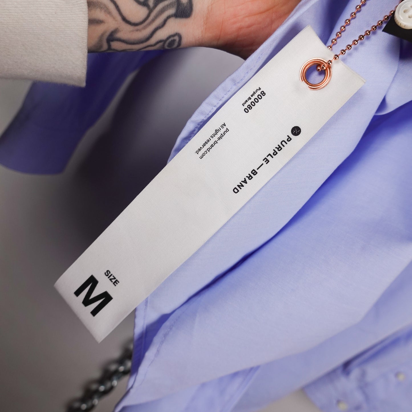 Purple Brand Button Up - Size M