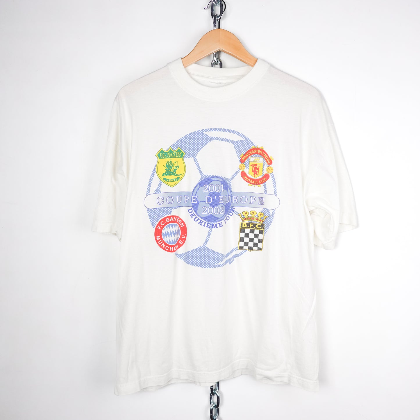 2001/02 European Cup Tee - Size XL