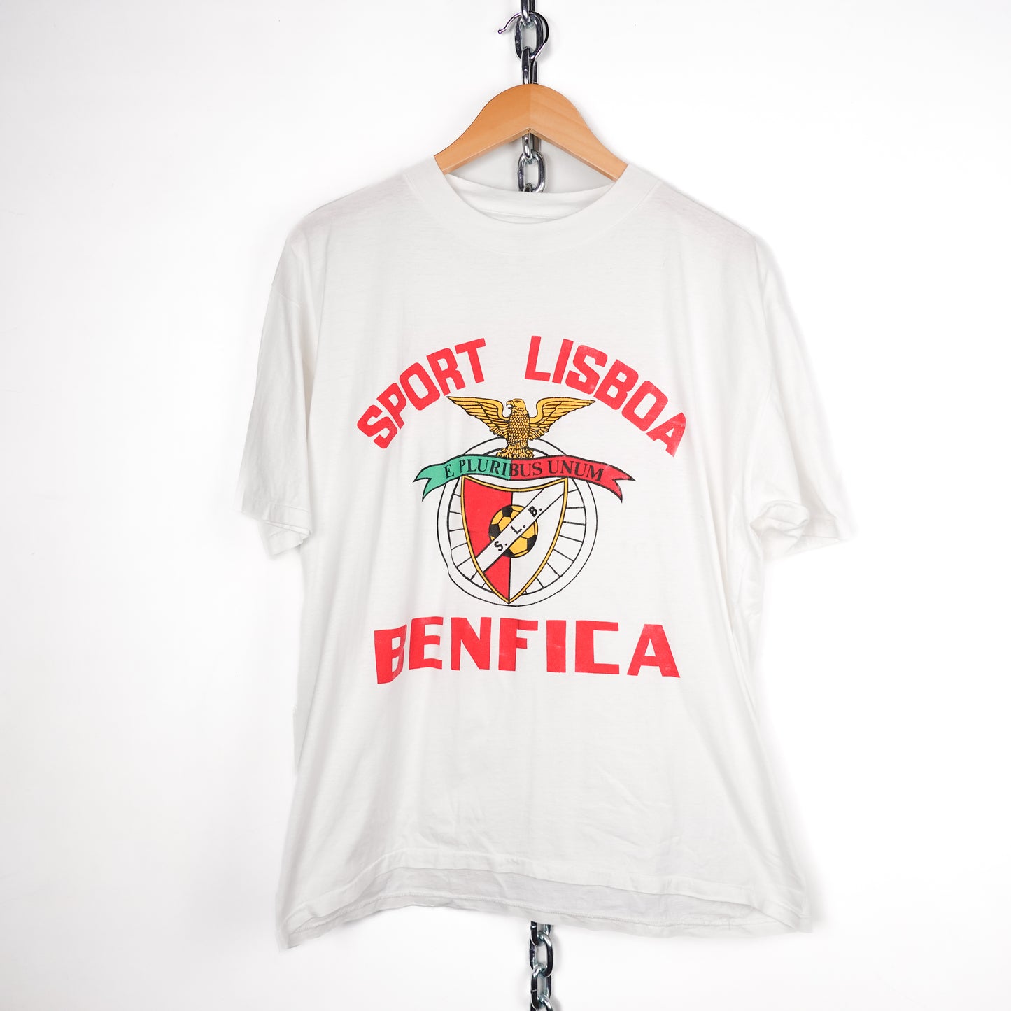 Vintage 90th Anni. S.L. Benfica Tee - Size L