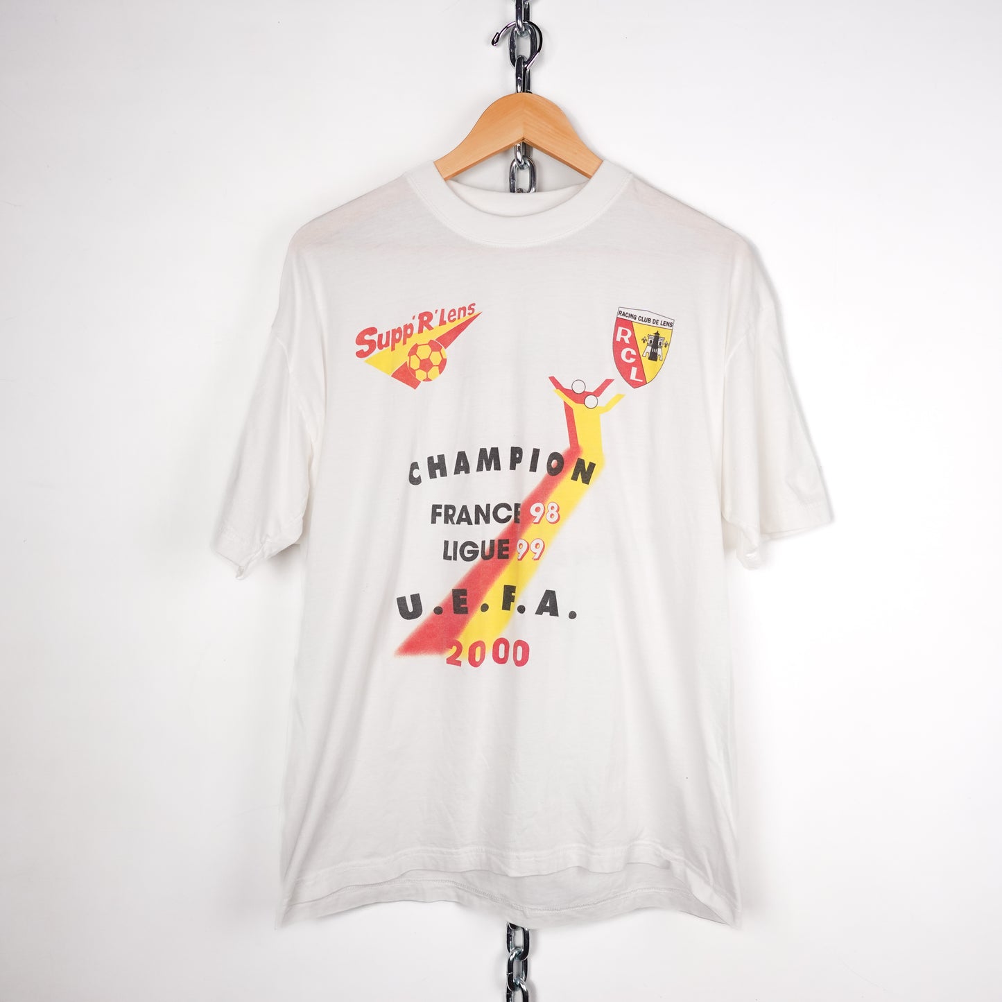 2000 Racing Club De Lens France League Winner Tee - Size XL