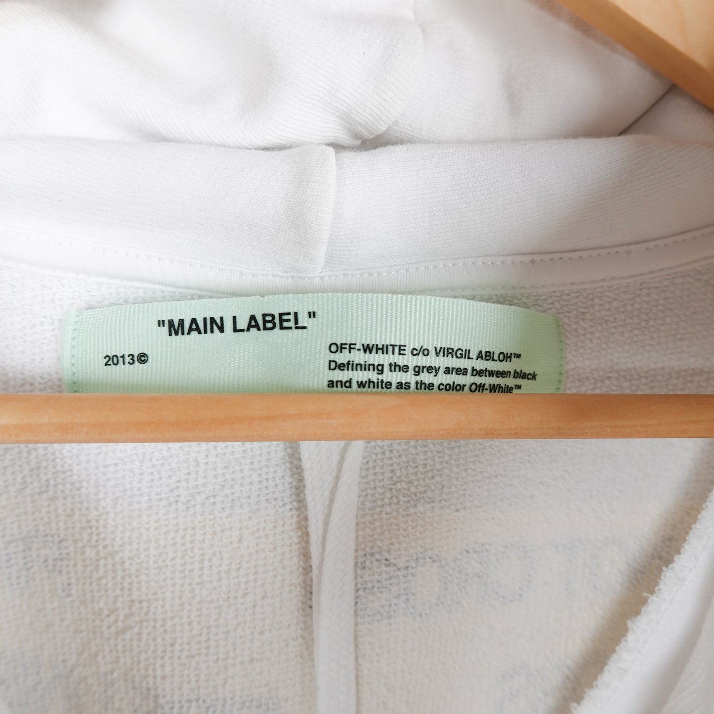 Off- White Zip Up Hoodie - Size S