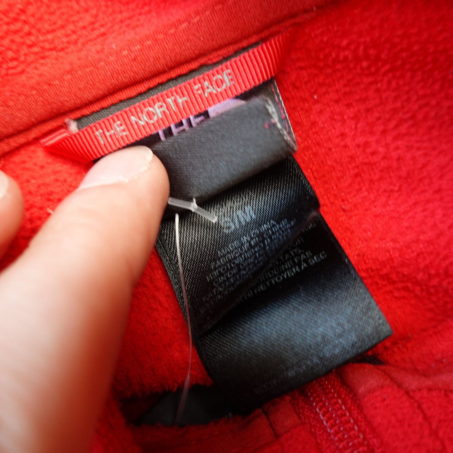 TNF Red Fleece - Size S