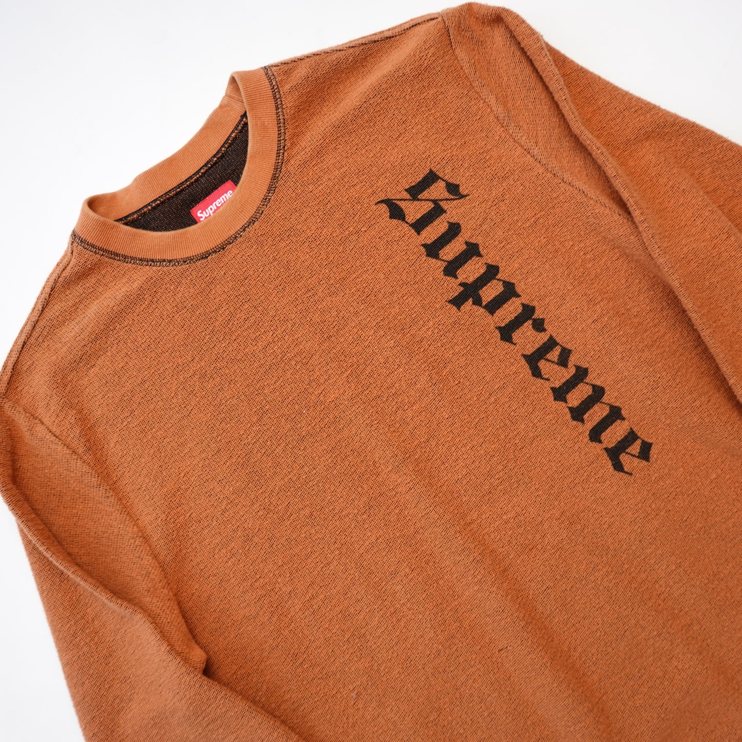 Supreme Orange Crewneck - Size L