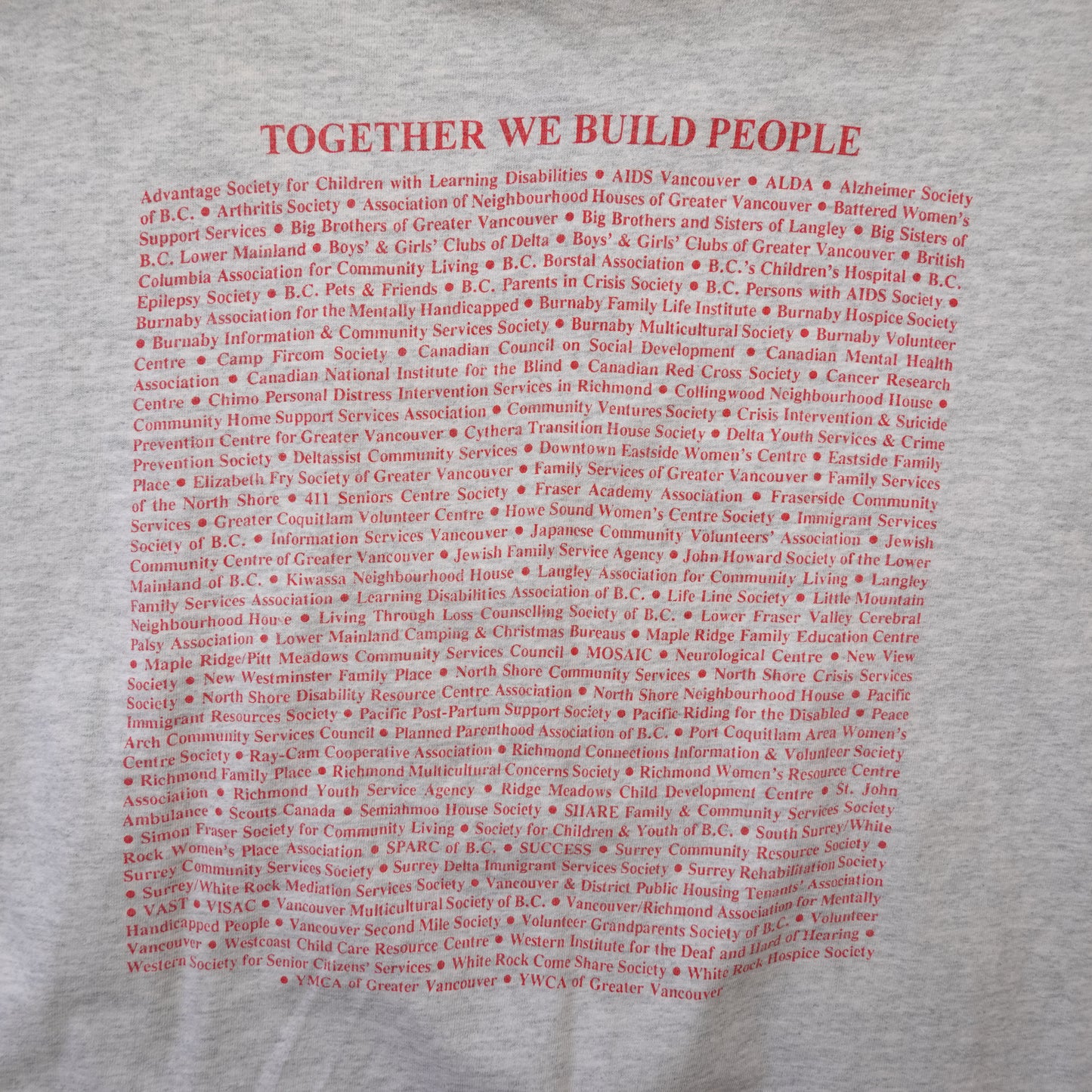 Vintage United Way Tee - Size XL