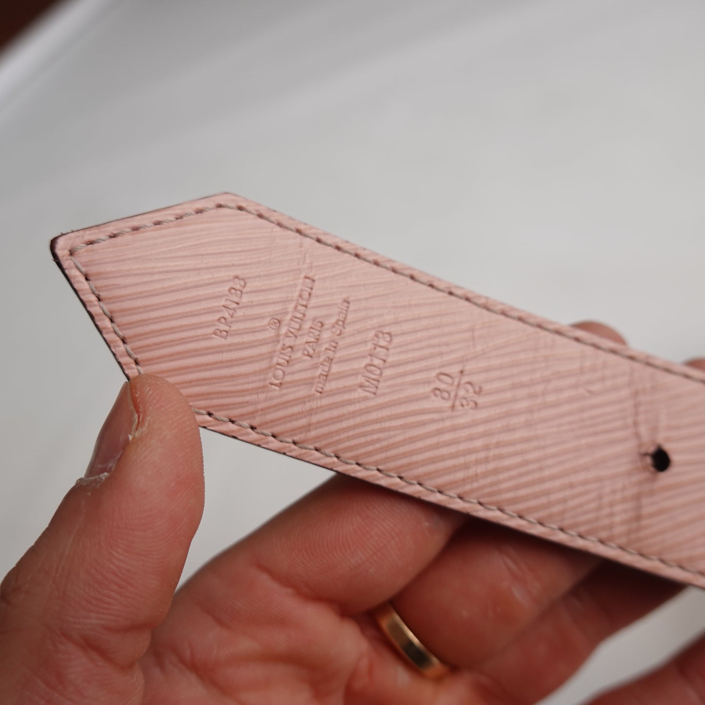 Louis Vuitton Monogram Reversible Women's Belt - Size 80cm