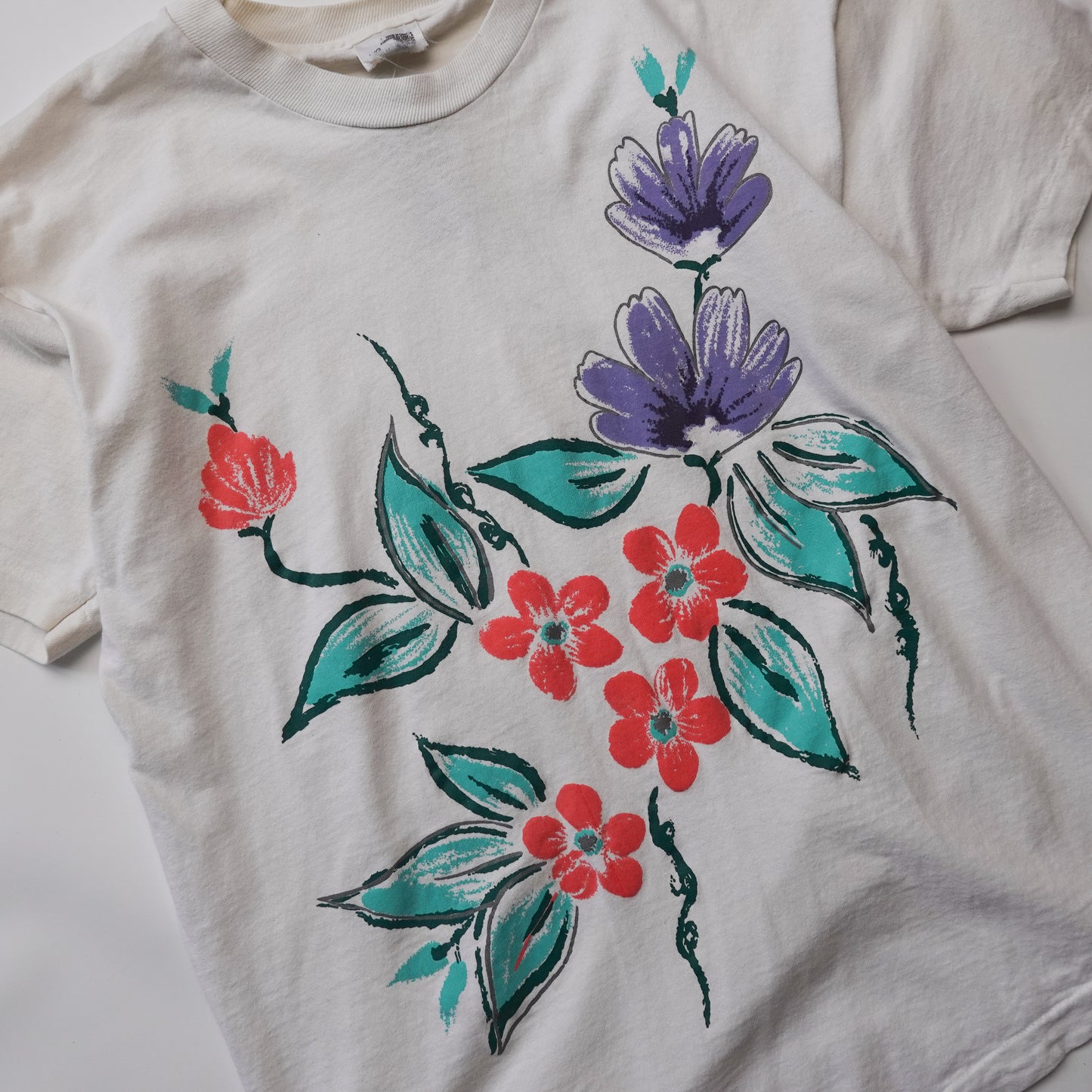 Vintage Flower Tee - Size L