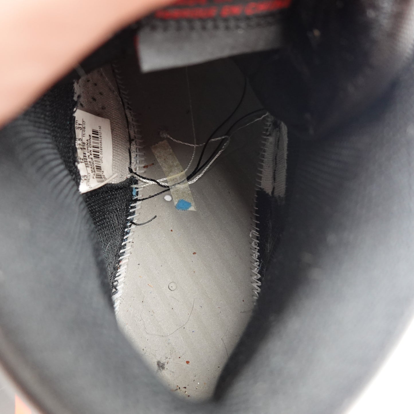 2017 Jordan 1 Bred Toes - Size 13