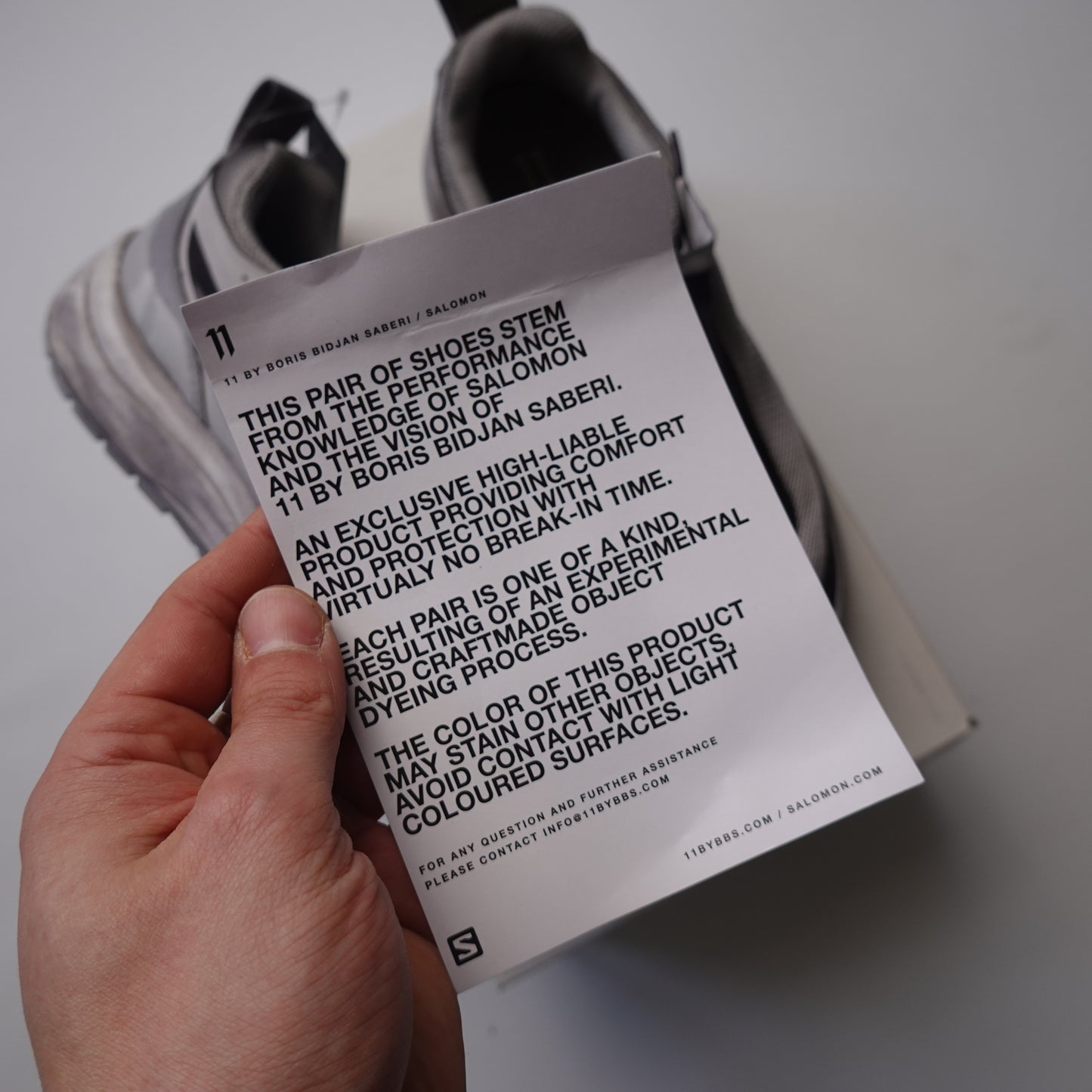 11 By Boris Bidjan Saberi Salomon Bamba 2 Low - Size 8.5
