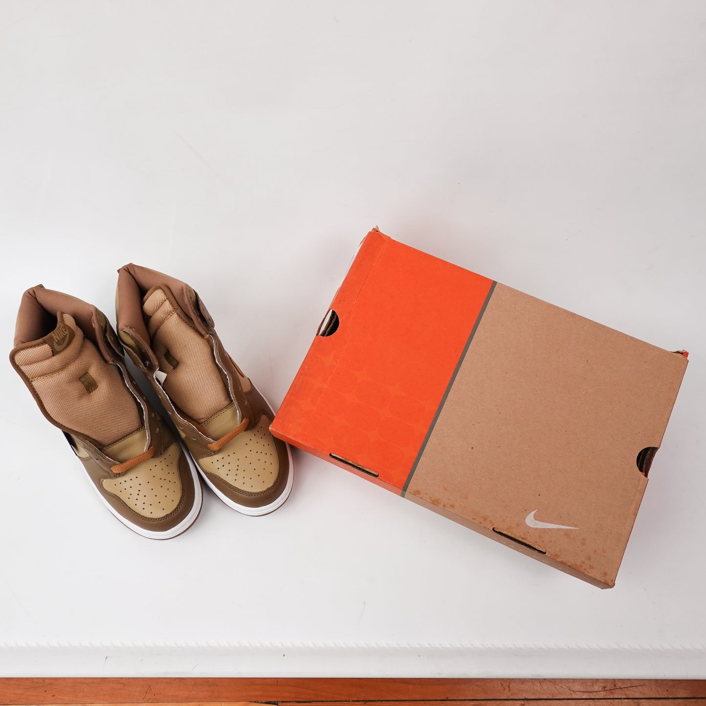 2003 Nike Dunk High Maple - Size 9