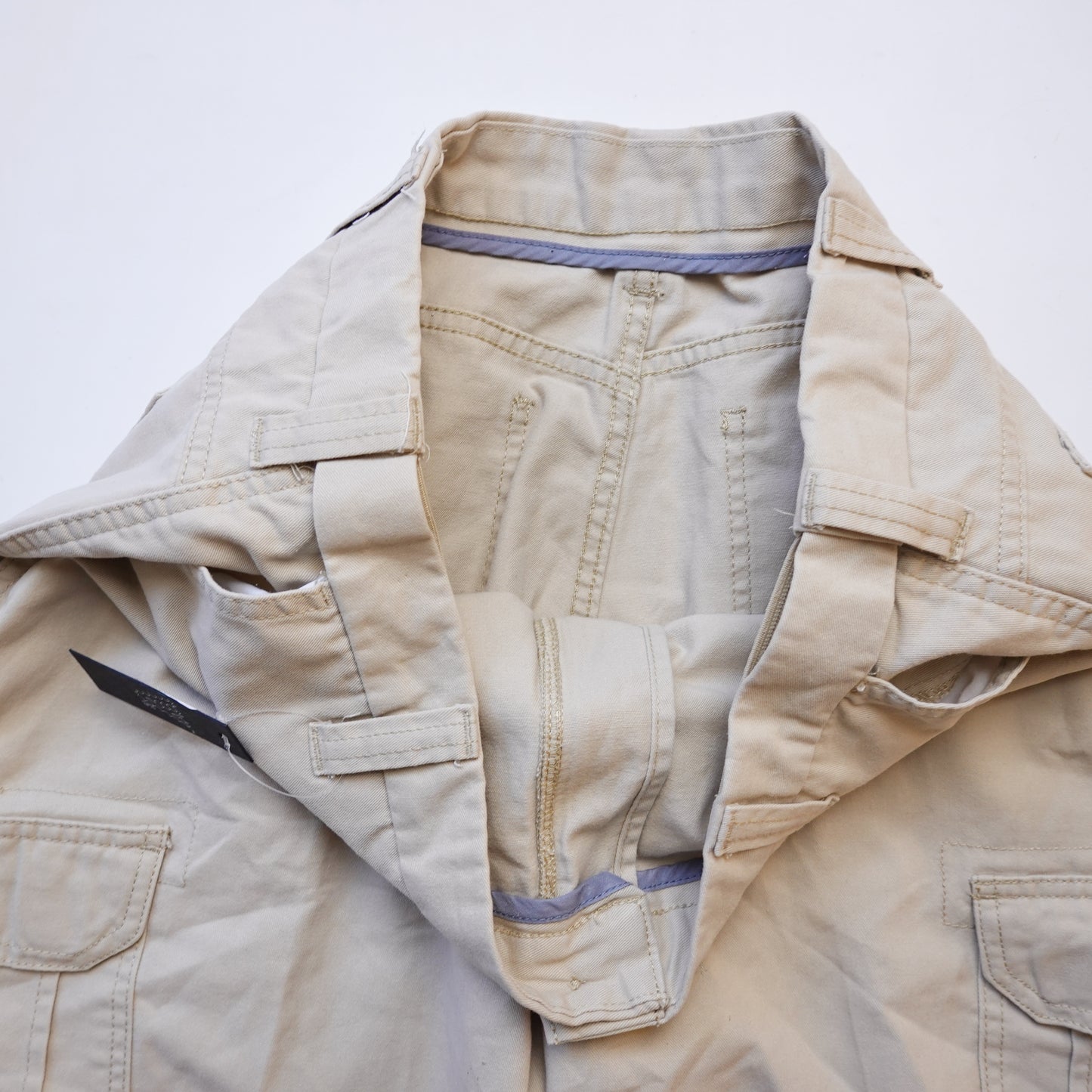 Beige Cargo Shorts - Size 34