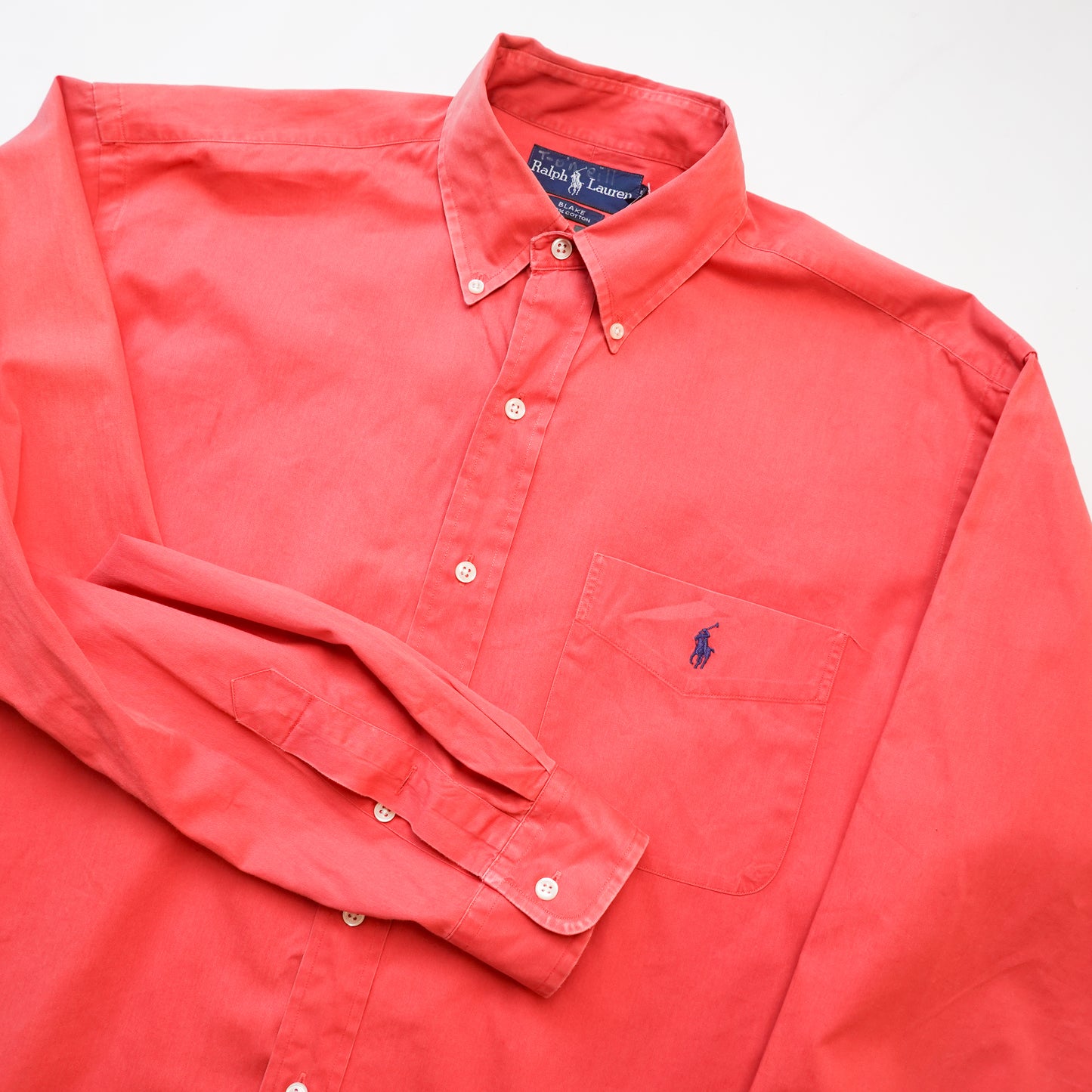 Polo RL Button Up PEACH - Size XL
