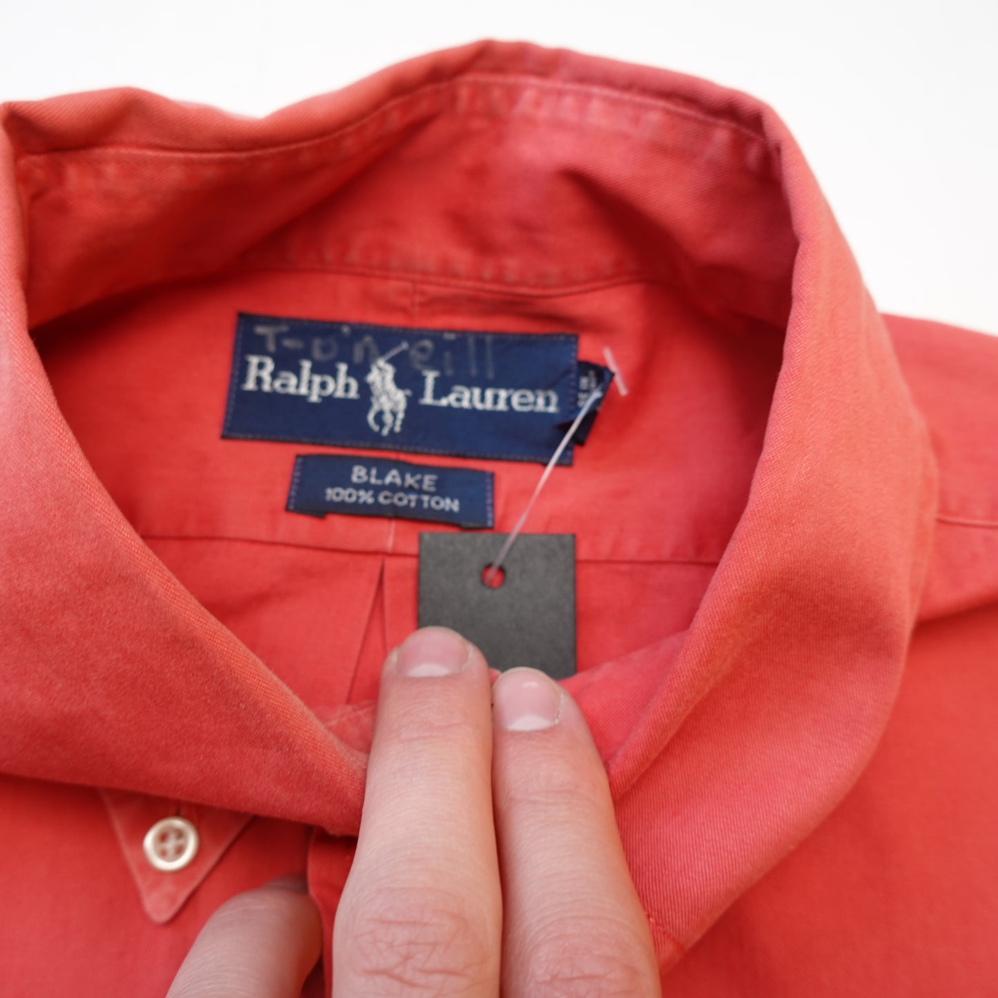 Polo RL Button Up PEACH - Size XL