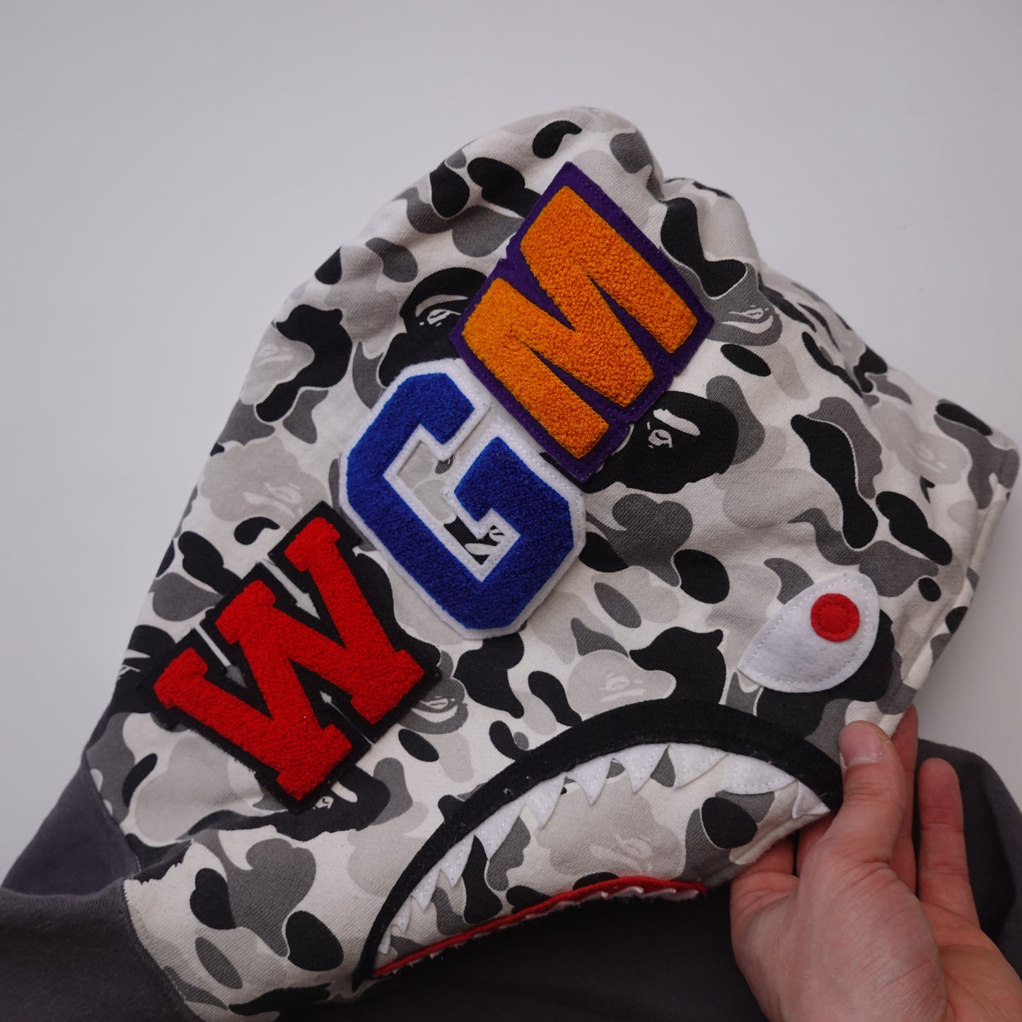Bape Kyoto Camo Shark Pullover - Size L