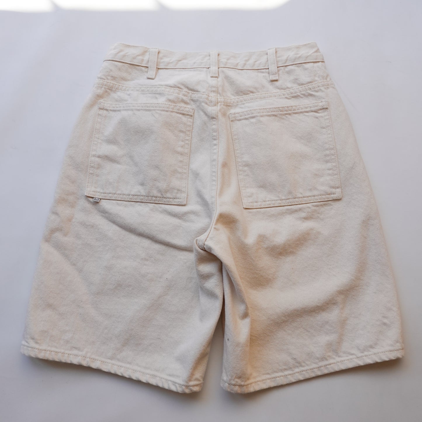 Paa Cream Denim Jorts - Size 30