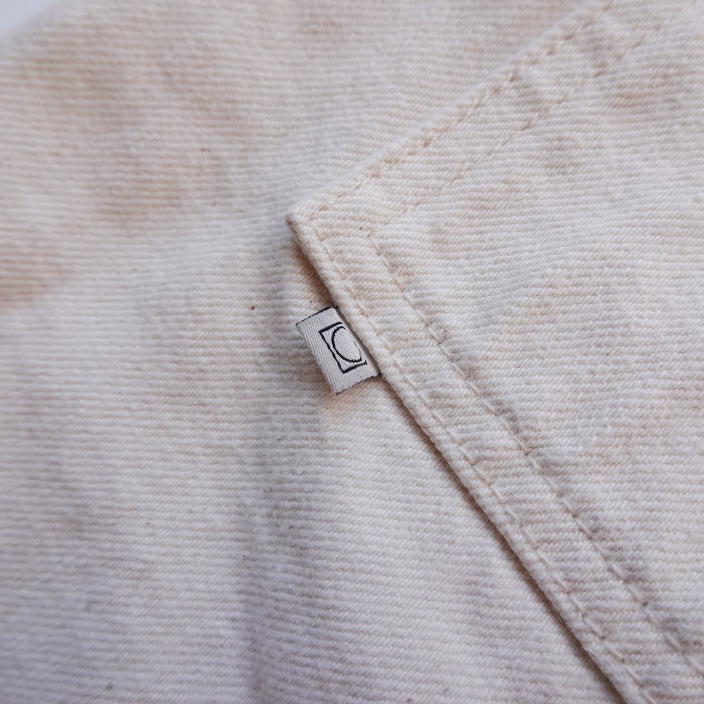 Paa Cream Denim Jorts - Size 30