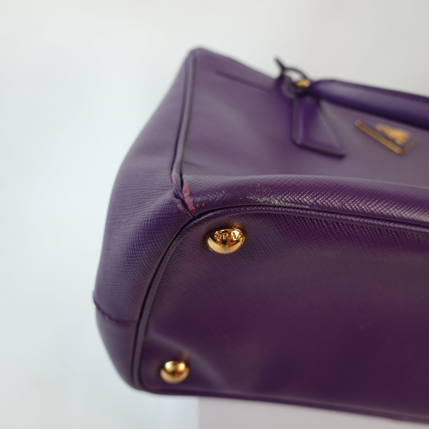 Prada Saffiano Galleria Double Zip Tote Bag