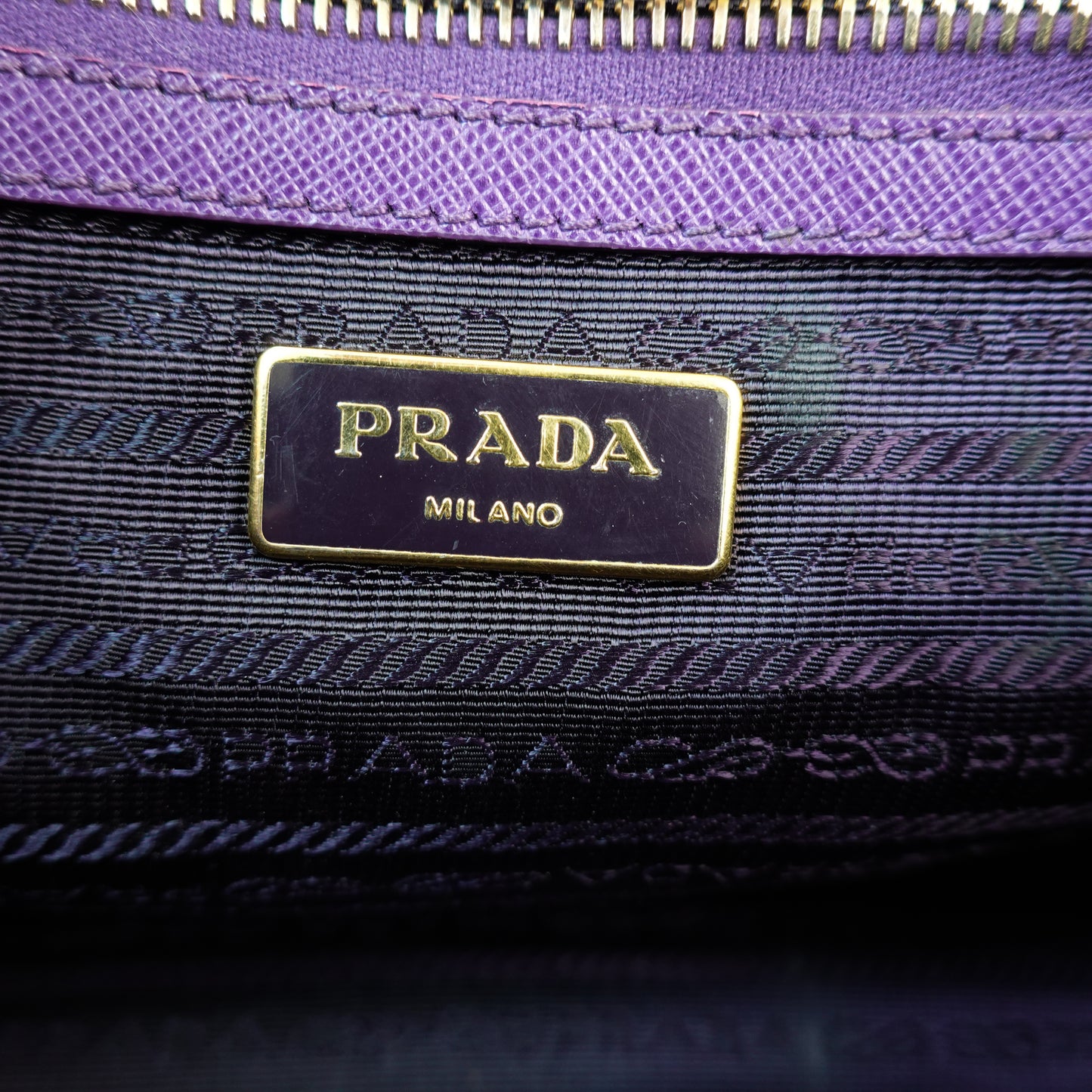 Prada Saffiano Galleria Double Zip Tote Bag
