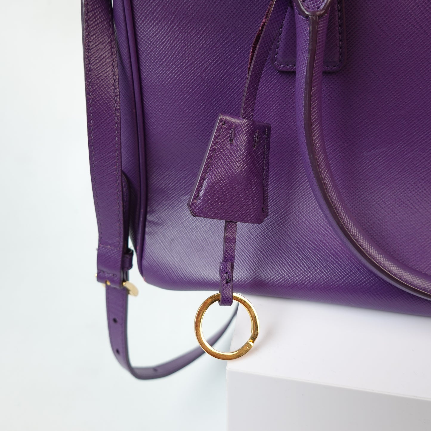 Prada Saffiano Galleria Double Zip Tote Bag
