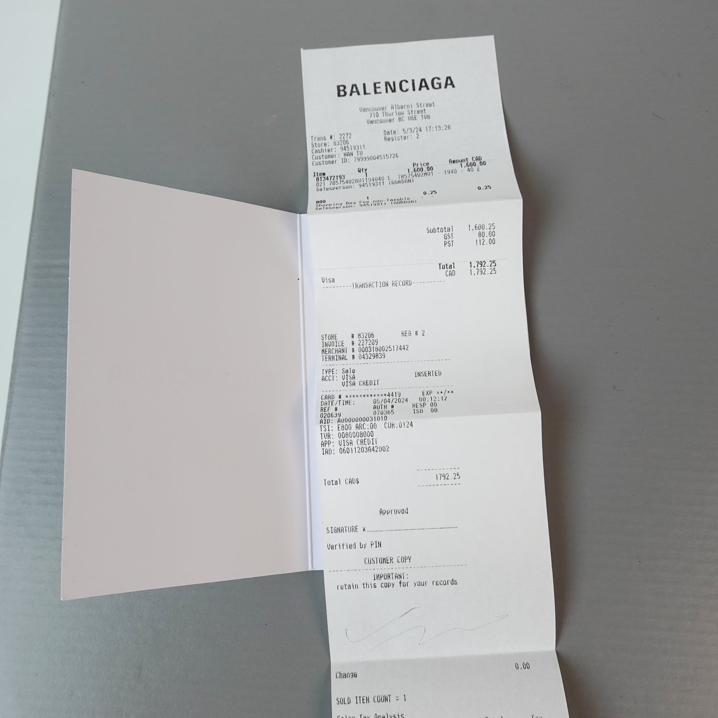 Balenciaga Cargo Sneaker - Size 40