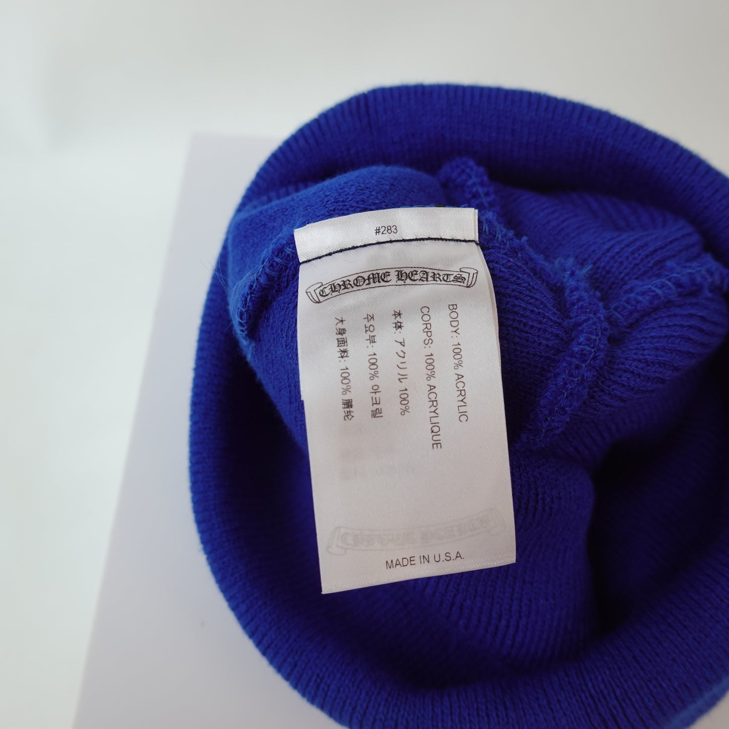 Chrome Hearts Triple Cross Beanie - Blue