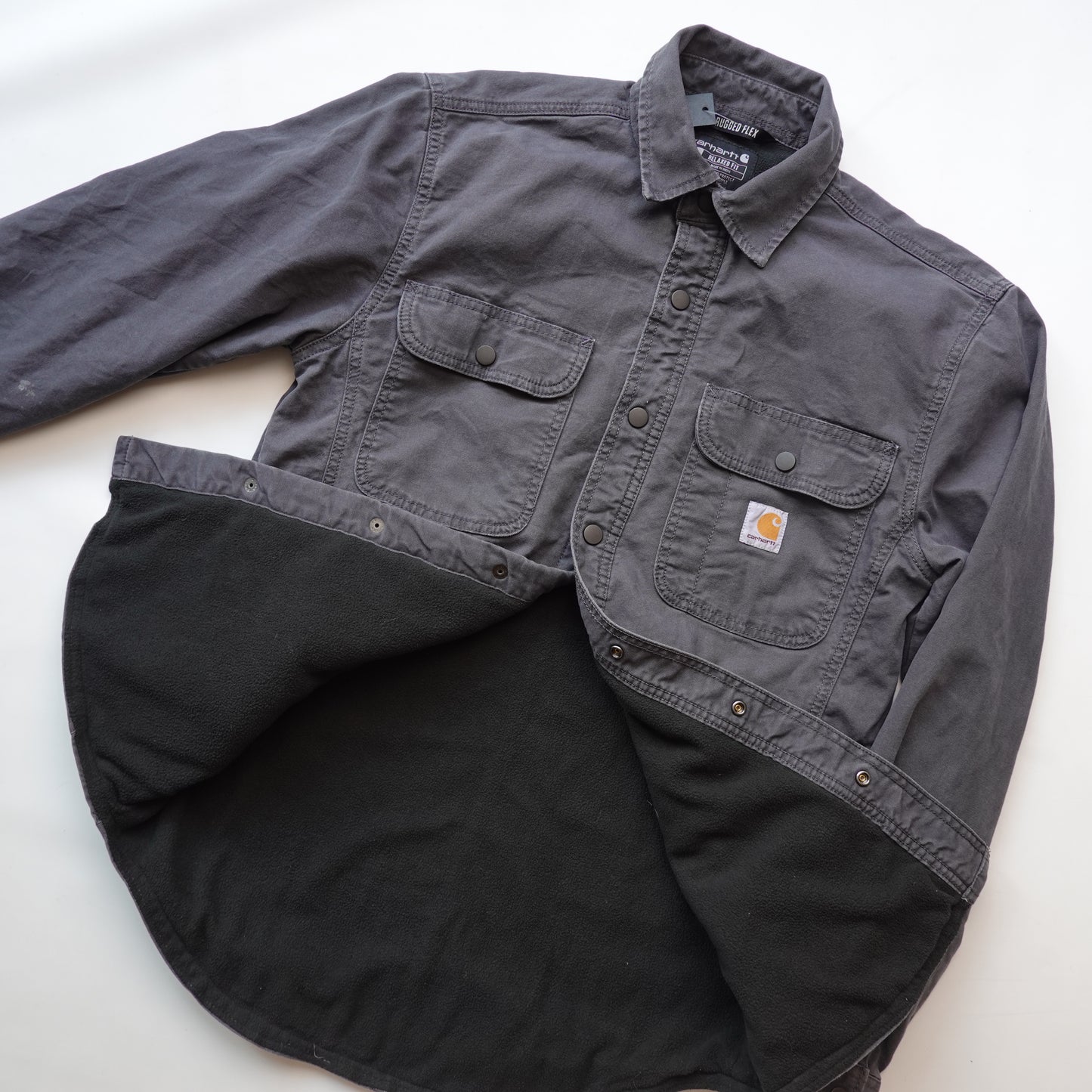Carhartt Heavy Fleece Lined Button up - Size S