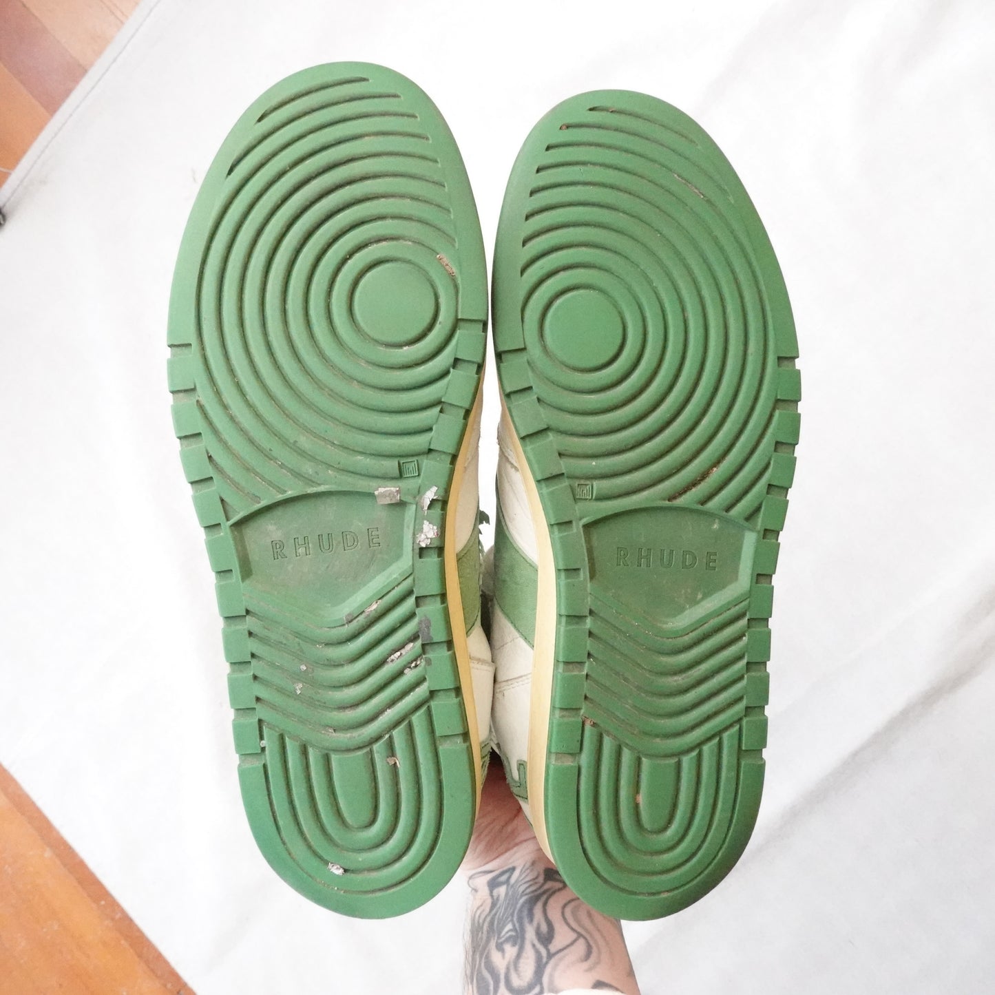 Rhude Rhecess Distressed High - Size 9