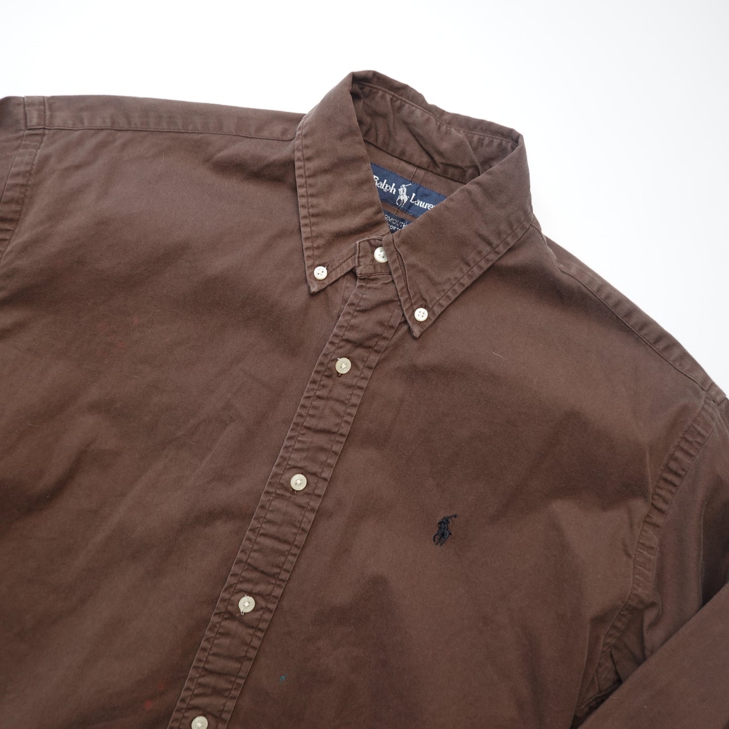 Polo RL Brown Button up - Size M