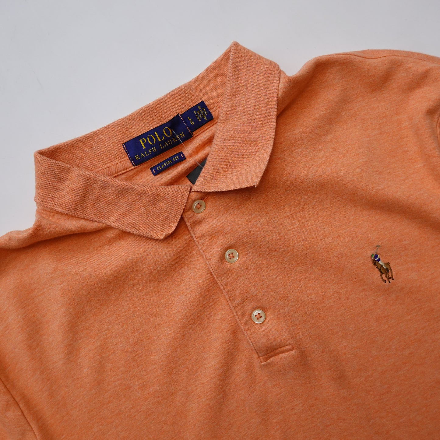 Polo RL Salmon Shirt - Size L