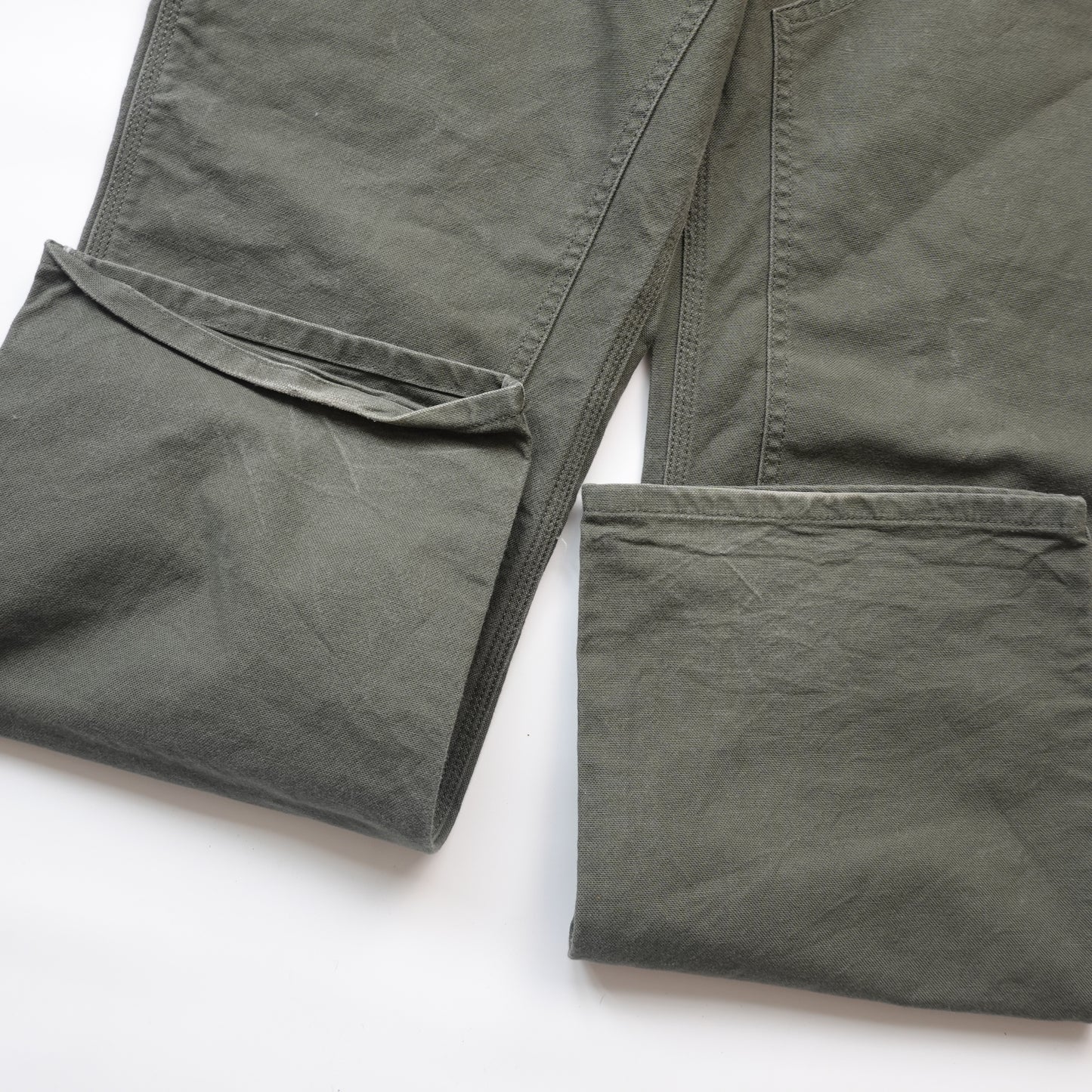 Carhartt Olive Green Double Knees - Size 38