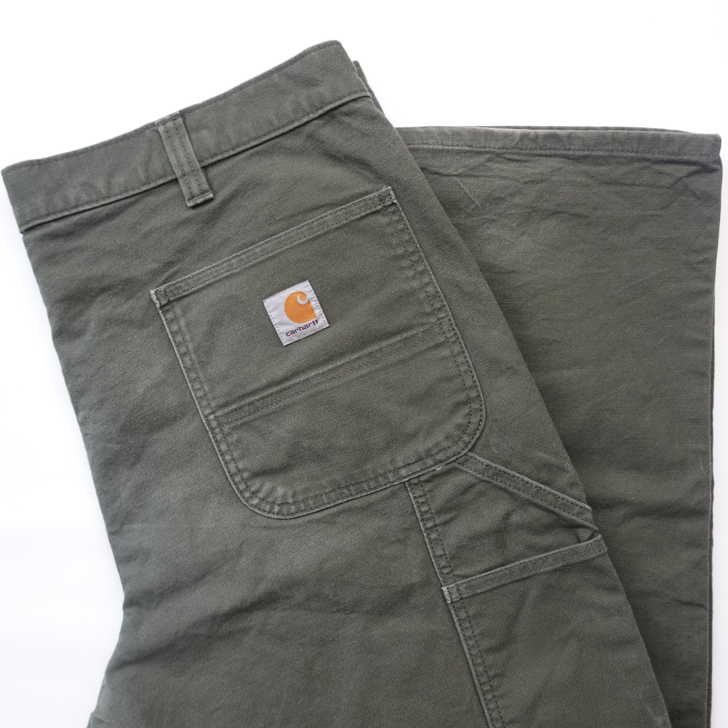 Carhartt Olive Green Double Knees - Size 38