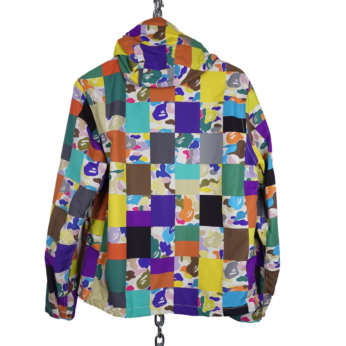 Bape Multi-Colour Camo Light Zip Jacket - Size L