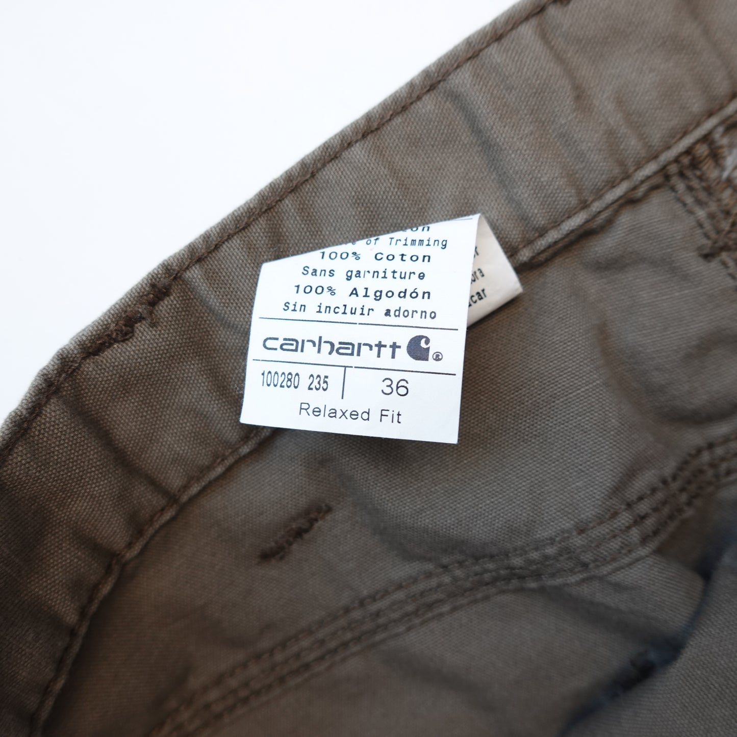 Carhartt Carpenter Short BROWN - Size 34