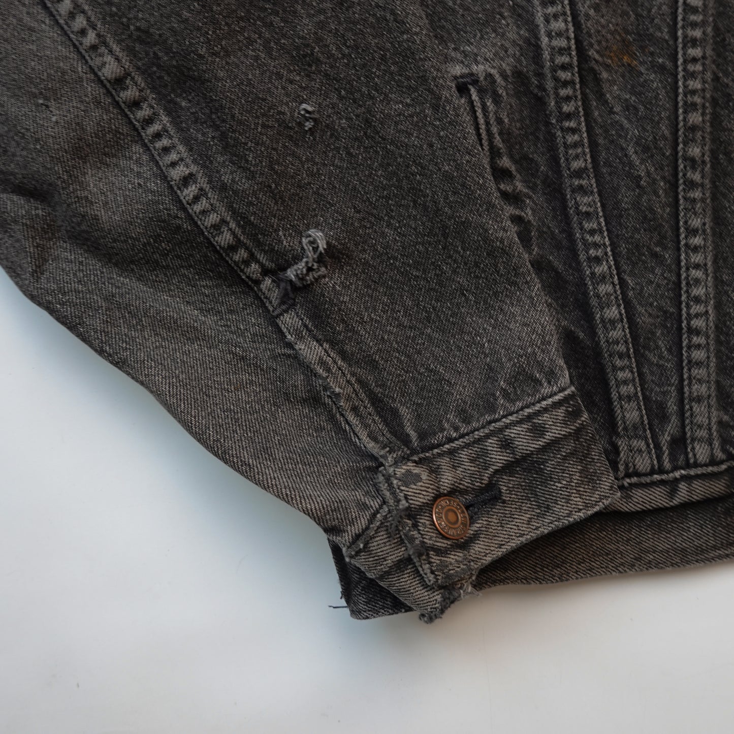 Vintage Levi's Denim Jacket BLACK - Size L