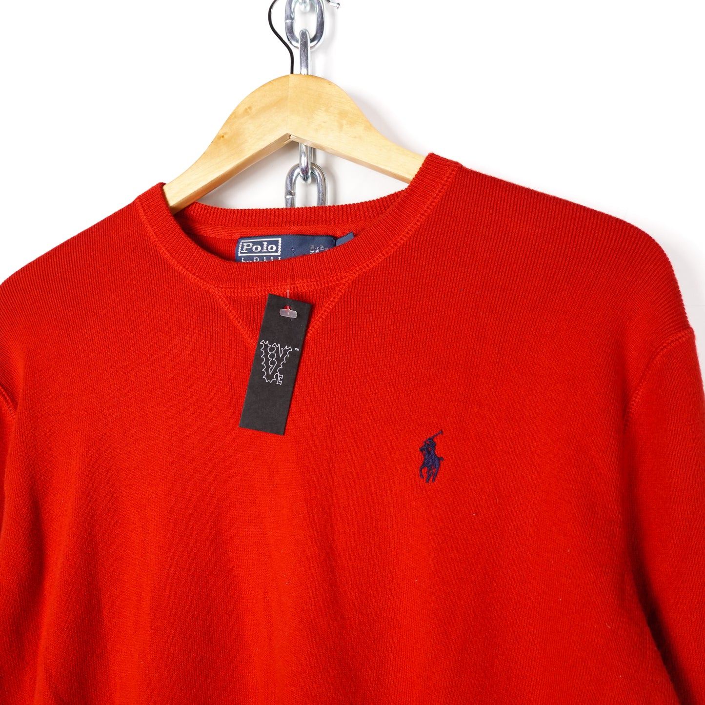 Polo RL Red Knit Sweater - Size M