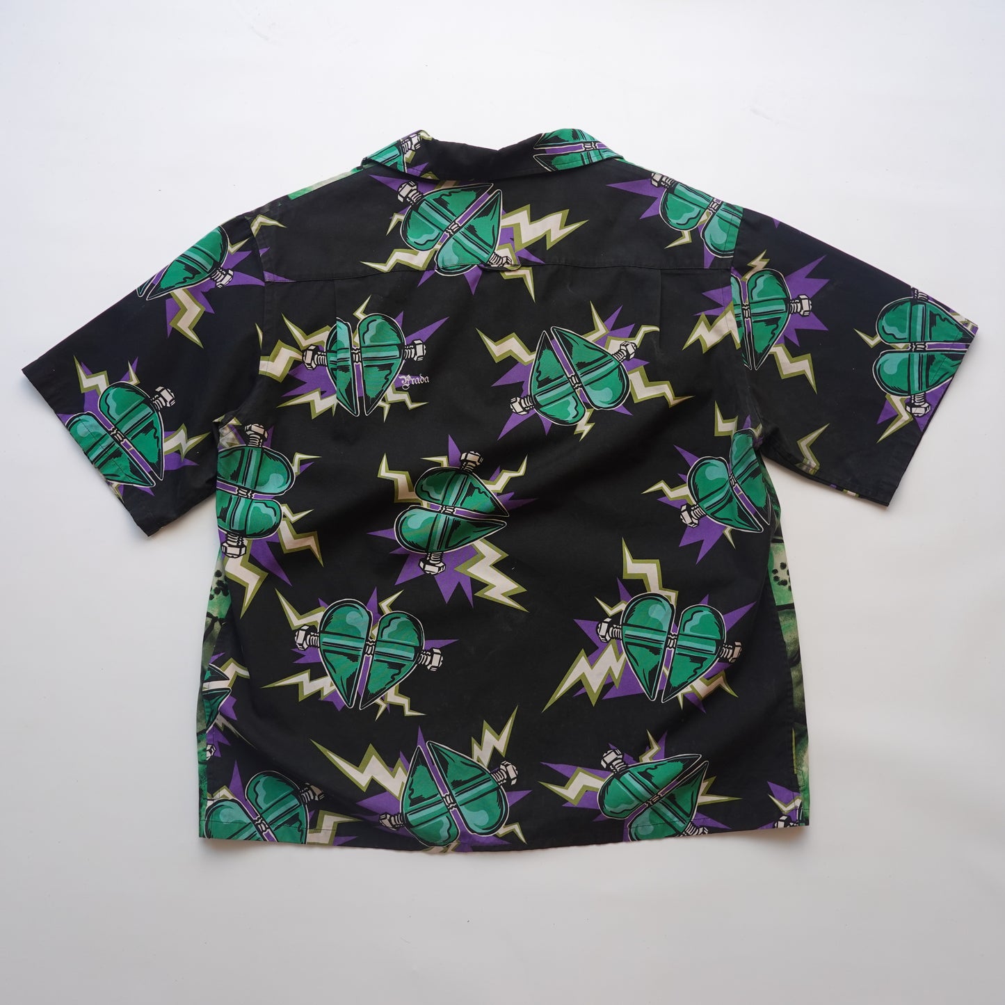 2019 Prada Frankenstein Universal SS Bowling Shirt - Size M