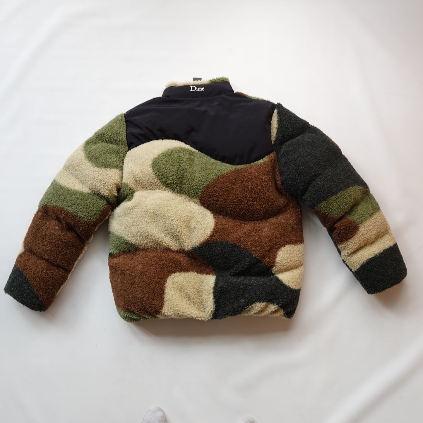 Dime Sherpa Puffer Jacket - Size XL