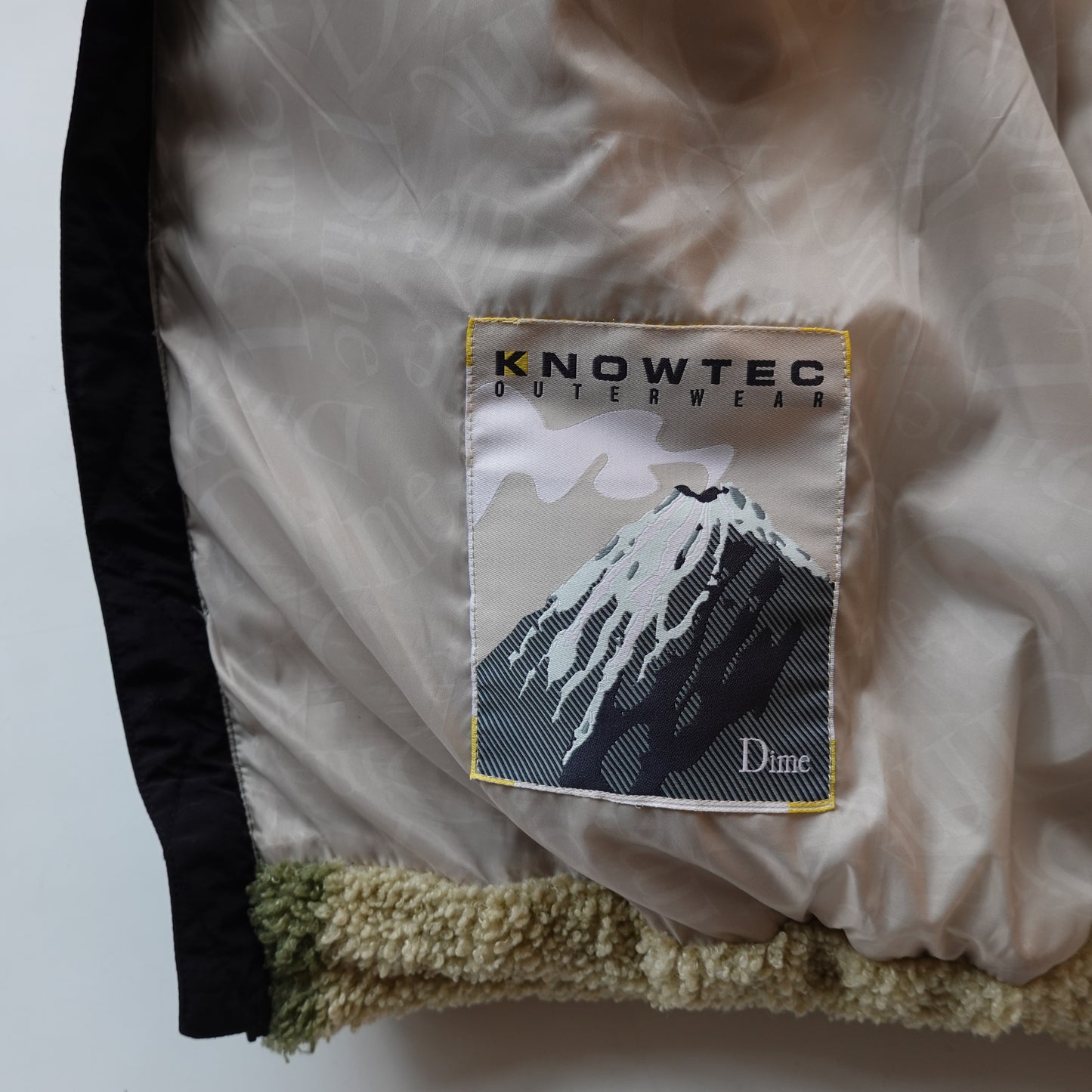 Dime Sherpa Puffer Jacket - Size XL