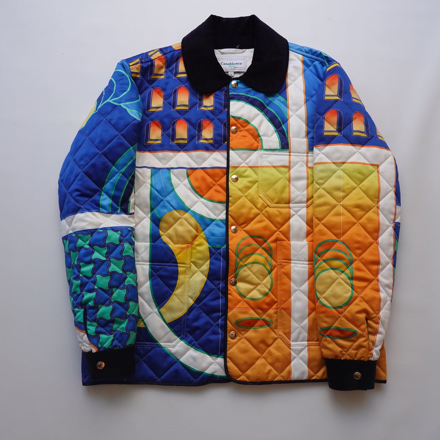 Casablanca Tennis Club Quilted Jacket - Size XL
