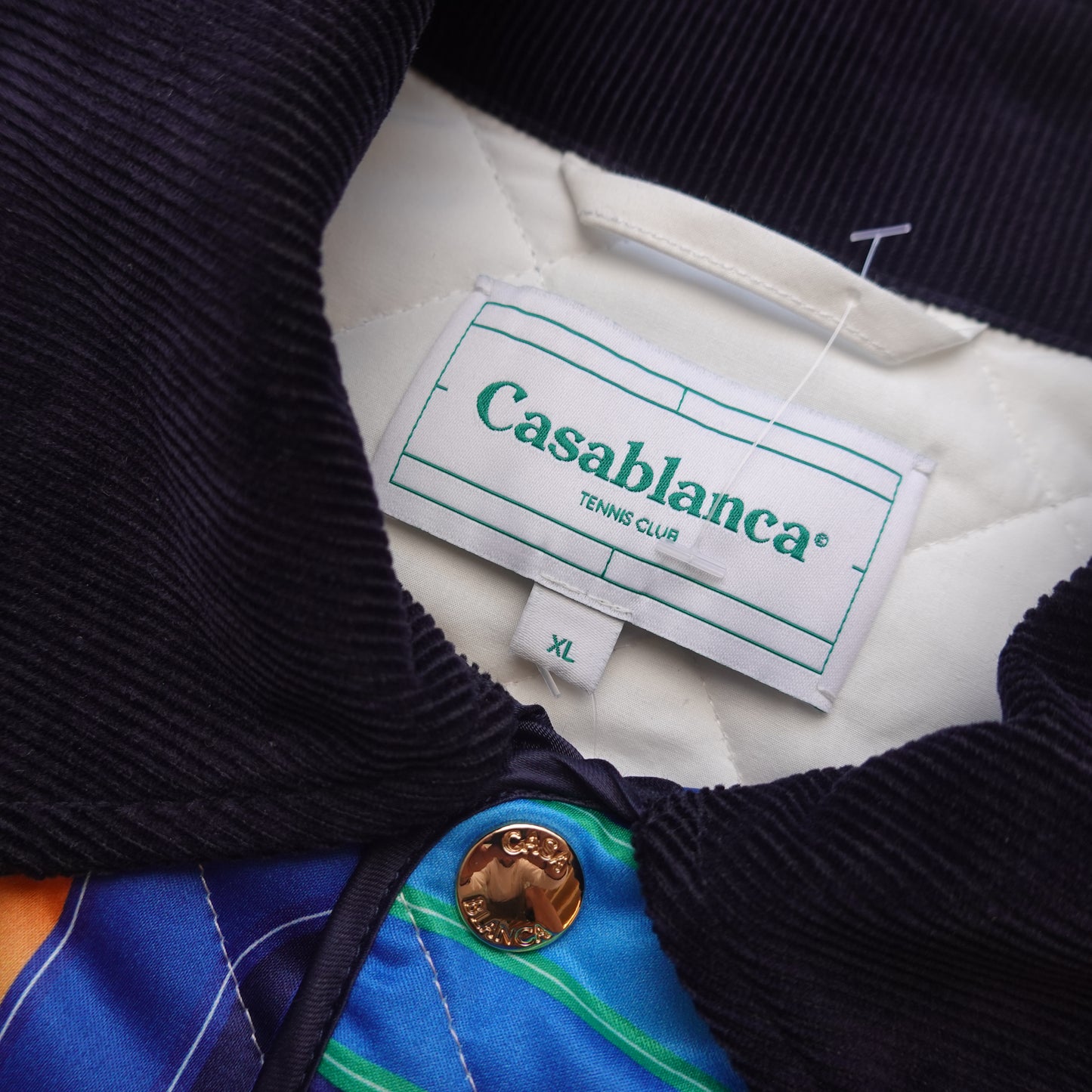 Casablanca Tennis Club Quilted Jacket - Size XL