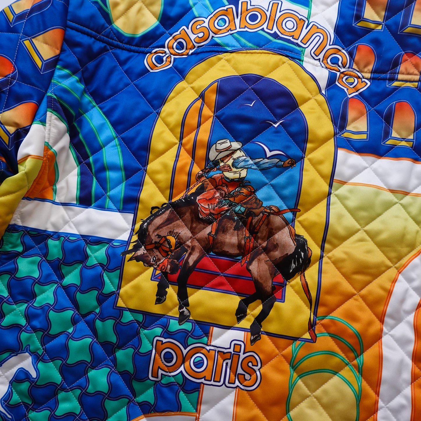 Casablanca Tennis Club Quilted Jacket - Size XL