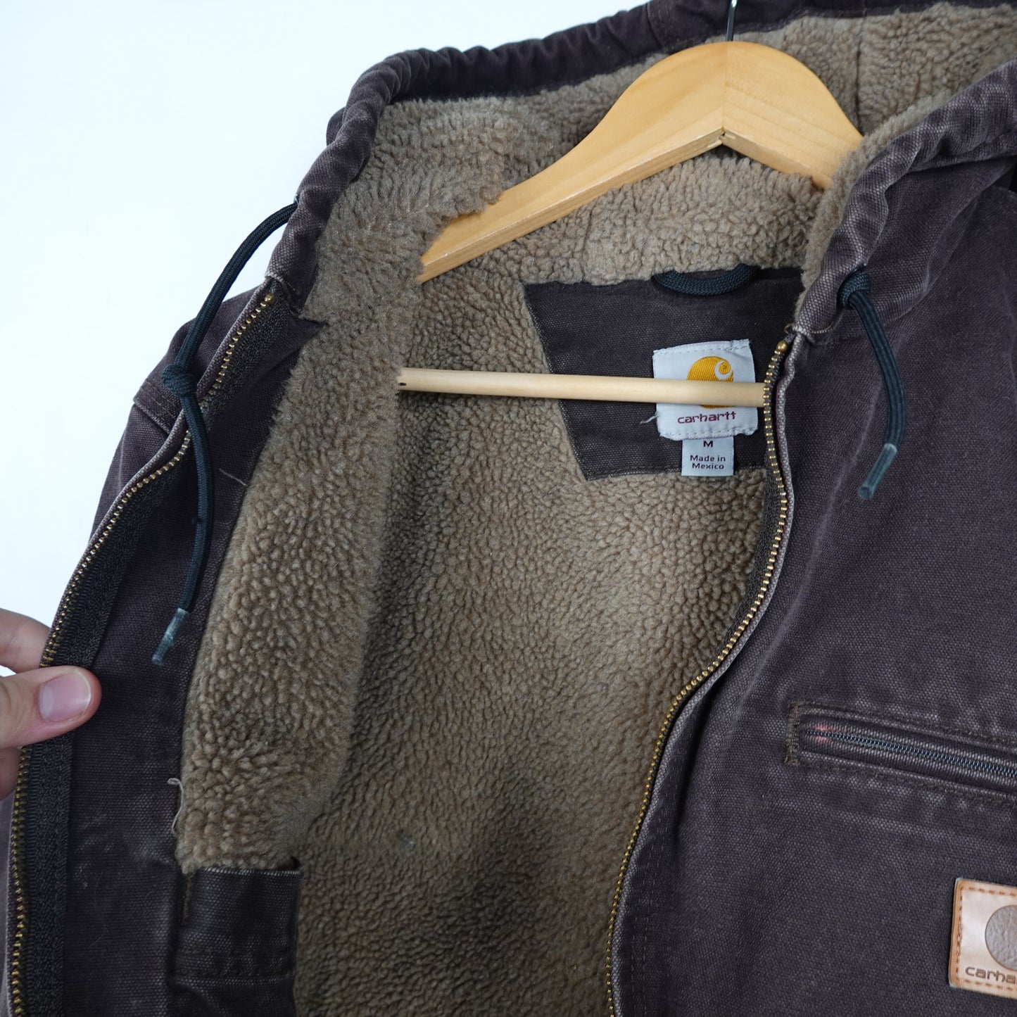 Carhartt Sherpa Lined Jacket - Size M