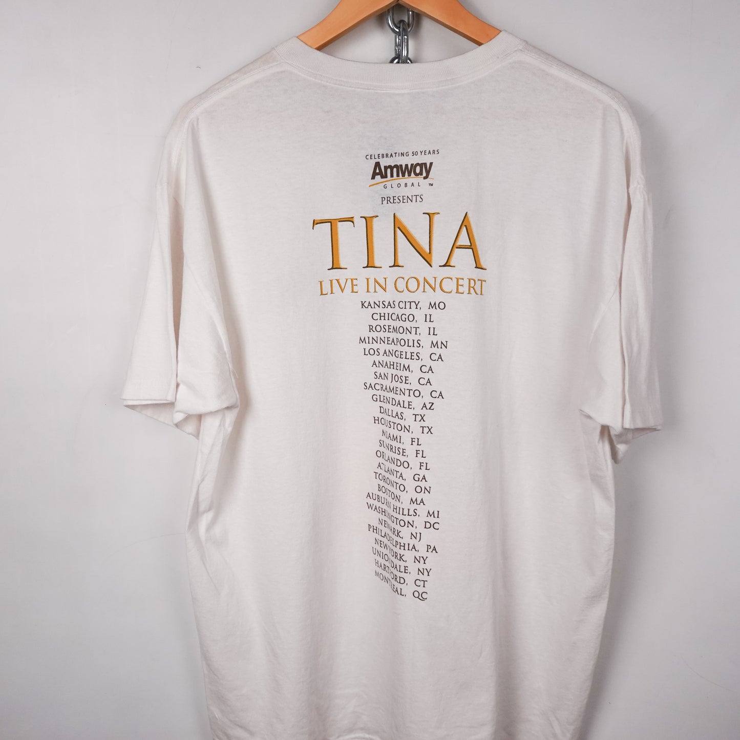 2008 Tina Turner Tour Tee - Size XL