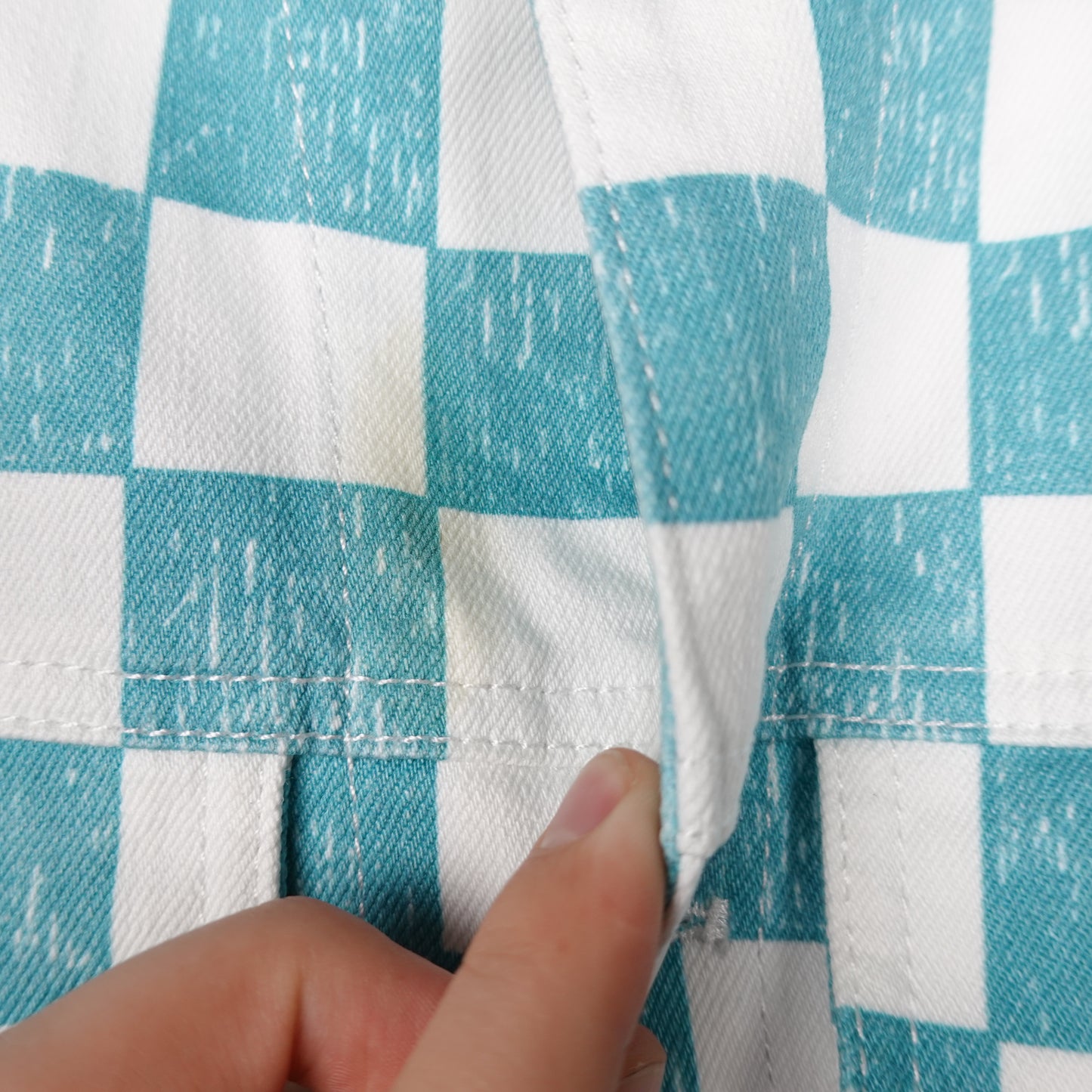 SS24 Louis Vuitton Damier Denim Jacket - Size L