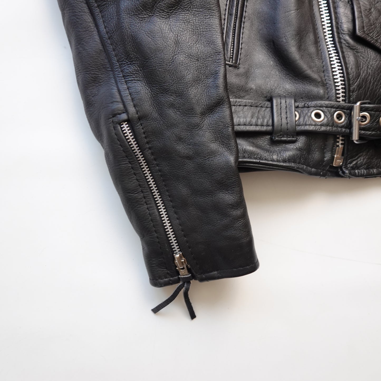 Vintage Mustang Leather Jacket - Size XS