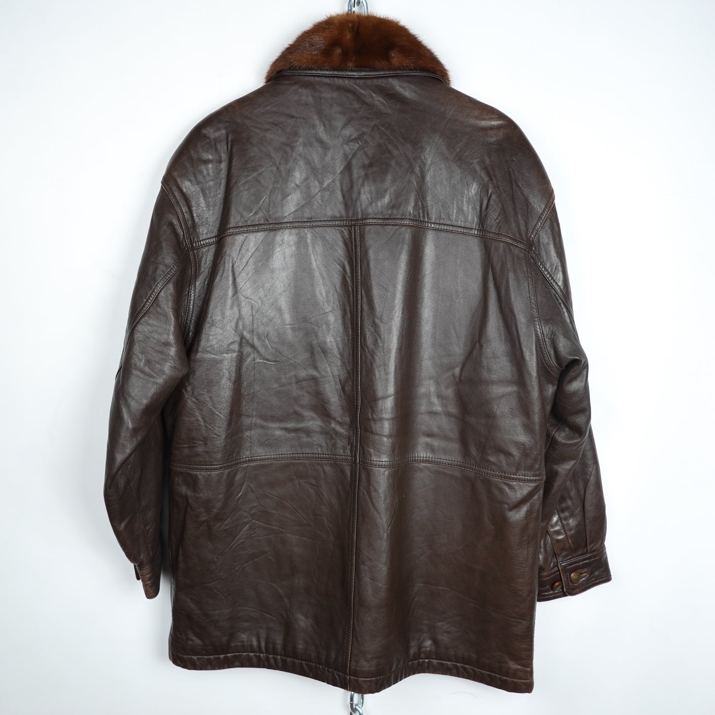 Vintage YSL Leather Jacket - Size XL