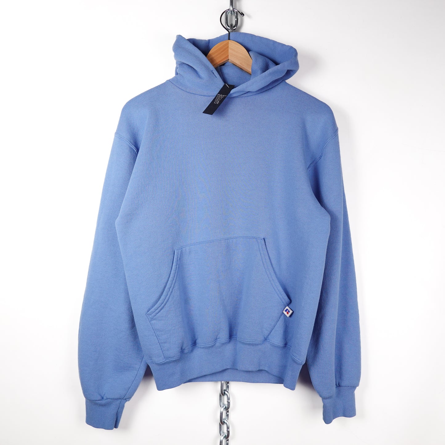 Vintage Russell Baby Blue Hoodie - Size S