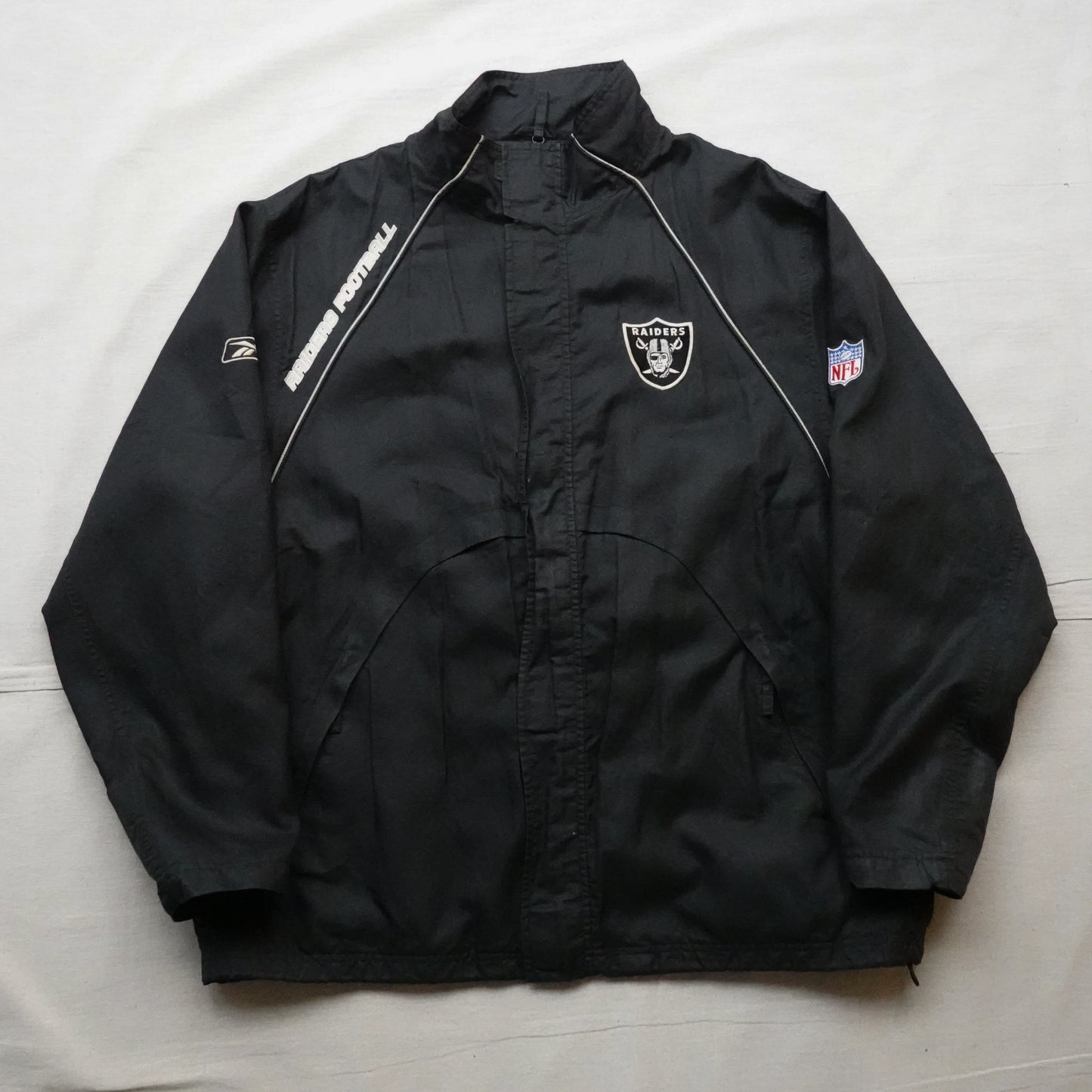 Vintage Reebok NFL Raiders Jacket - Size XL