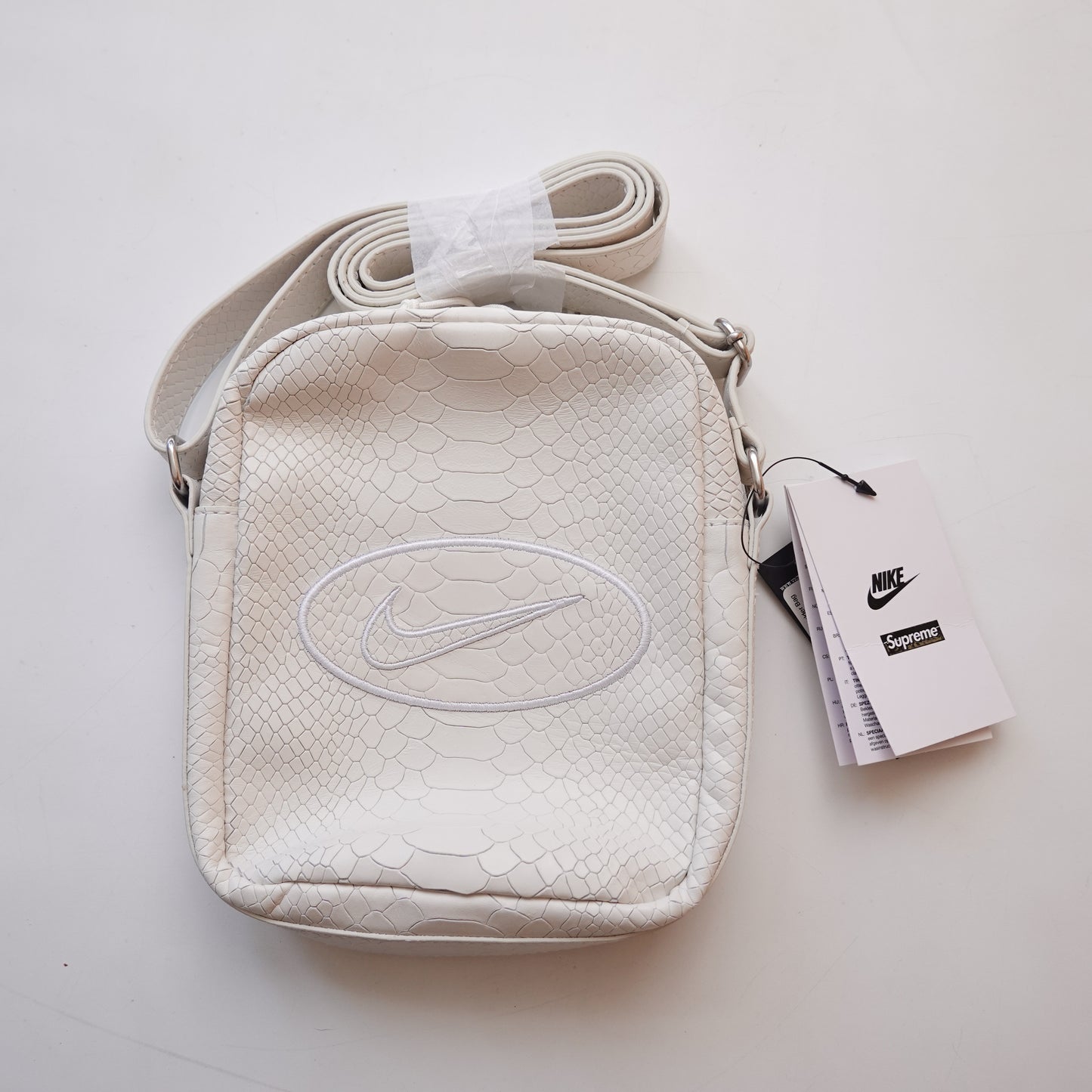 SS25 Supreme Nike Leather Shoulder Bag